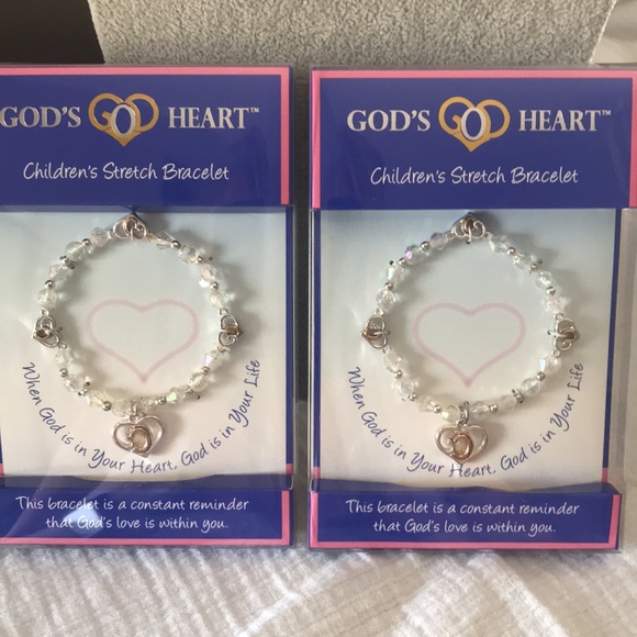🆕 set of 2, Adorable stretch kids bracelets. - Picture 1 of 4